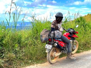 Motorcycle in Laos